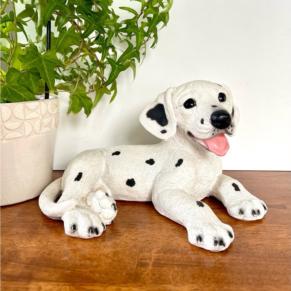 Castagna DALMATIAN Puppy Dog Made in Italy Resin Statue Vintage